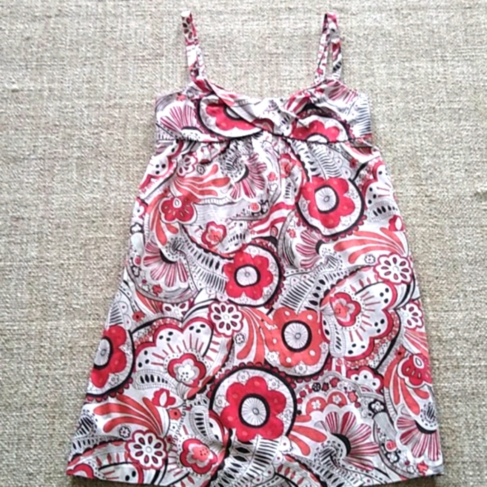 Loft Bold Floral 🏵️🌻Sun Dress